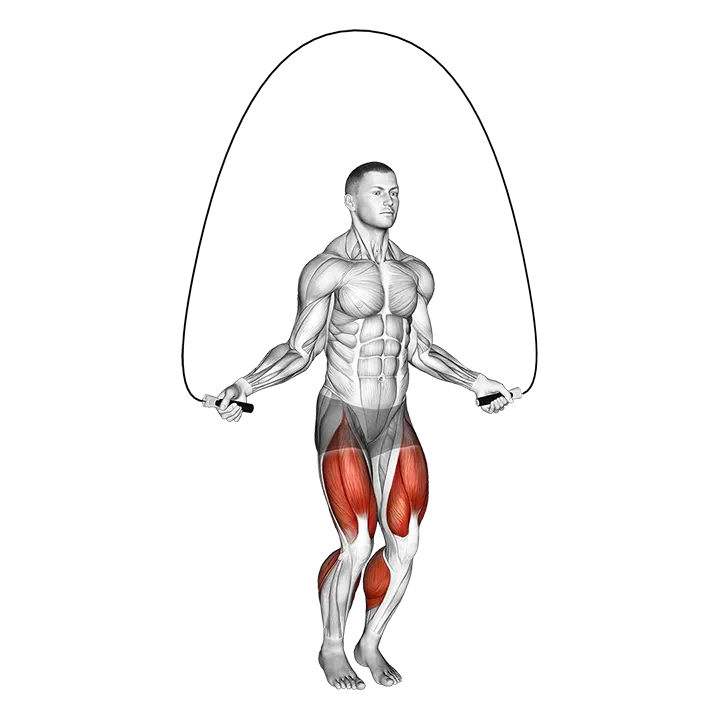 Jump Rope exercise animation (Male)