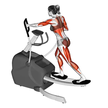 Elliptical Machine Skiing