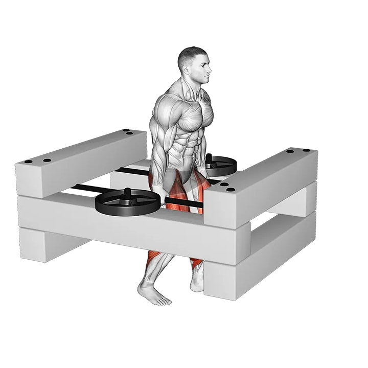 StrongMan Timber Carry exercise animation (Male)