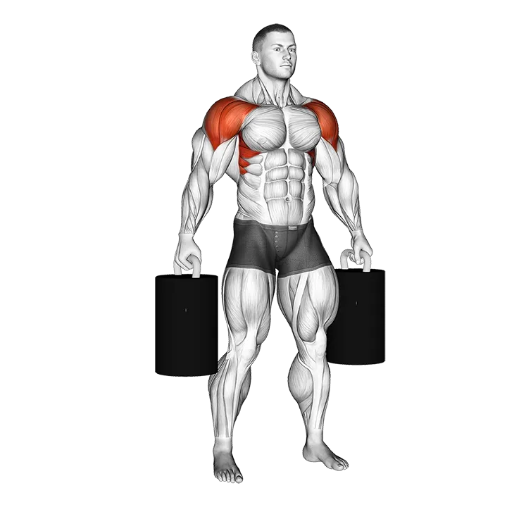 StrongMan Crucifix Hold exercise animation (Male)