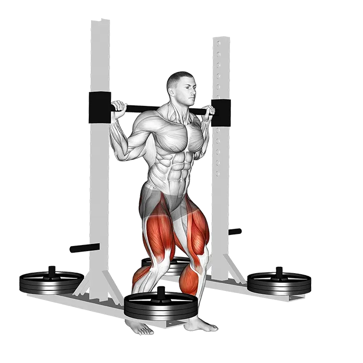 StrongMan Yoke Walk exercise animation (Male)