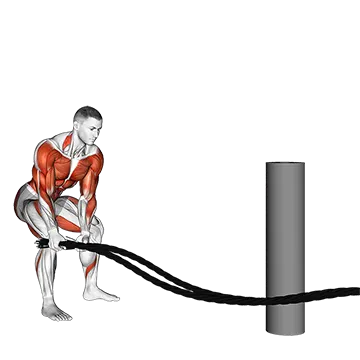 Battling Ropes Side Raise
