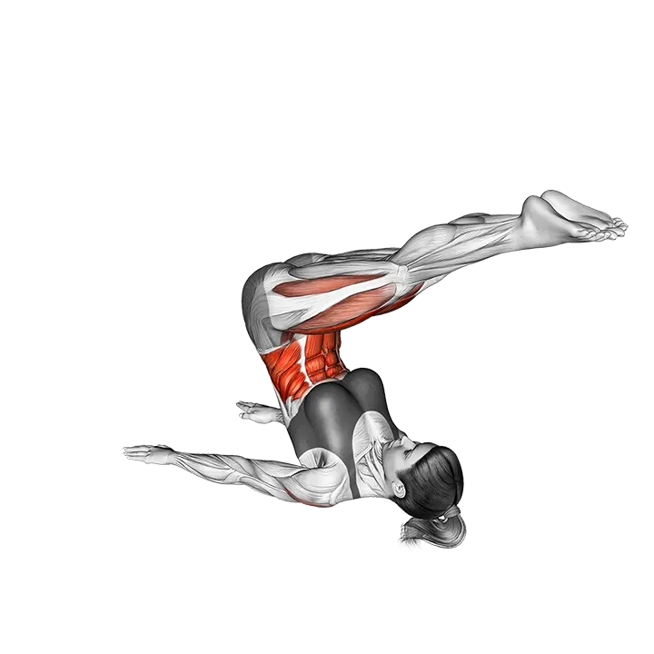 Corkscrew exercise animation (Weiblich)
