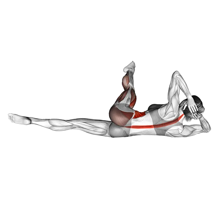 Side Kick exercise animation (Female)