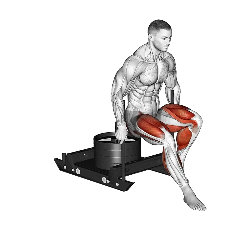 Power Sled Backward Push exercise animation (Male)