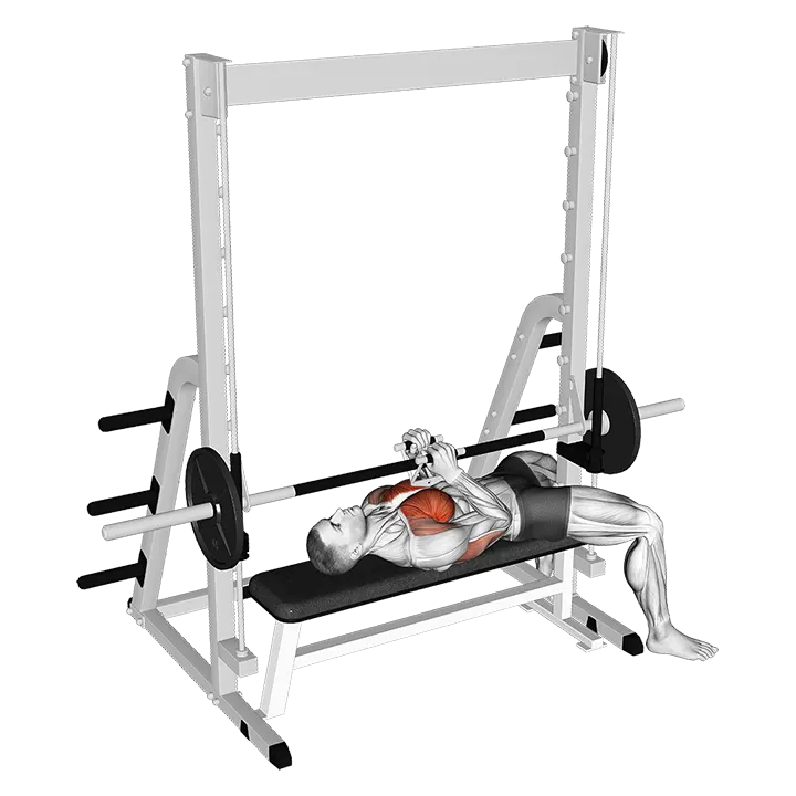 Smith Hex Press exercise animation (Male)