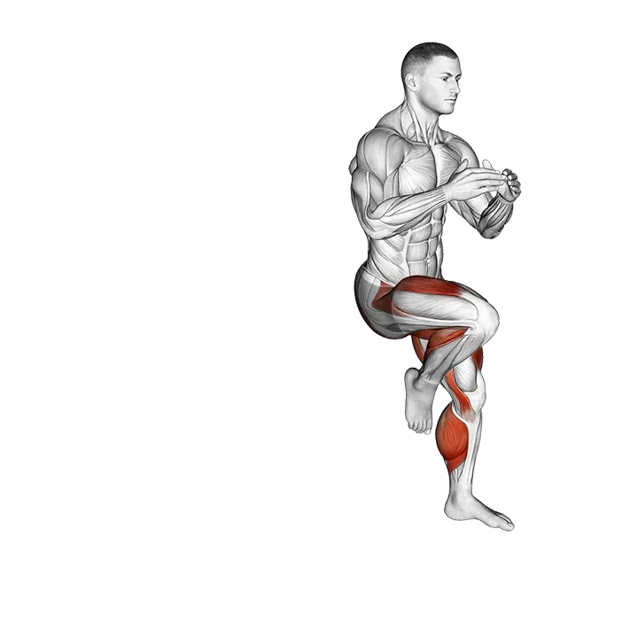 Lateral Bound exercise animation (Male)