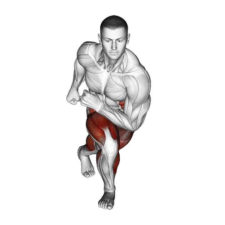 Skater exercise animation (Male)