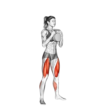 Kettlebell Goblet Squat Jump