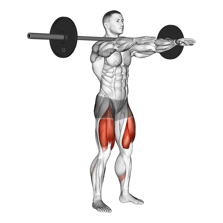 Frankenstein squat exercise animation (Male)