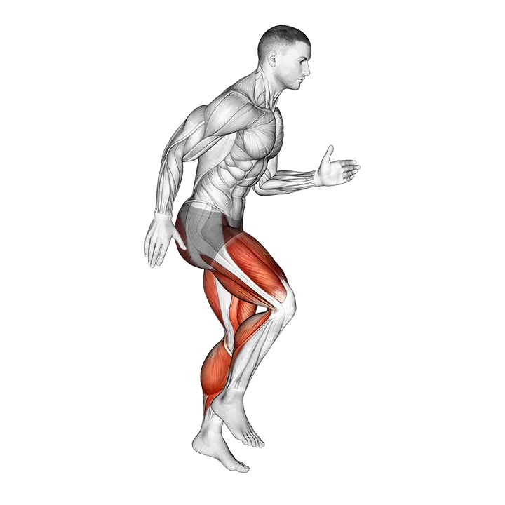 Quick Feet Run exercise animation (Male)