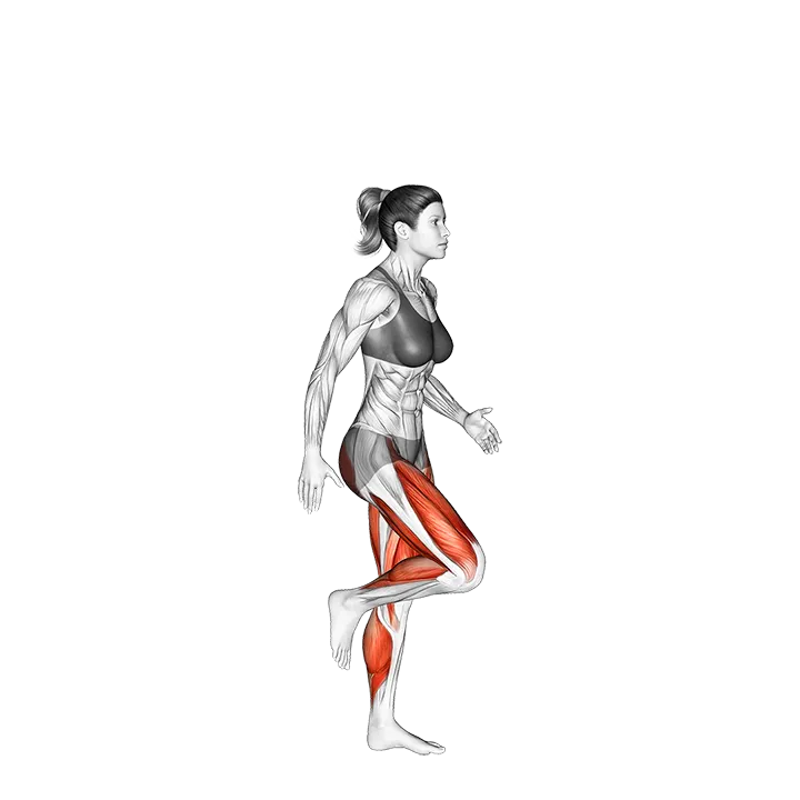 Run and Jack Jump exercise animation (Female)