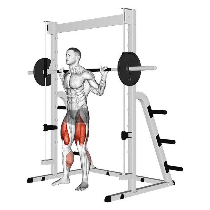 Smith Full Squat exercise animation (Male)