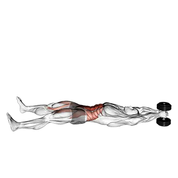 Dumbbell V-up