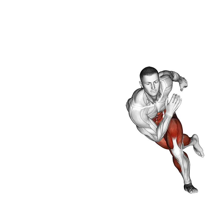Skater Hops exercise animation (Male)