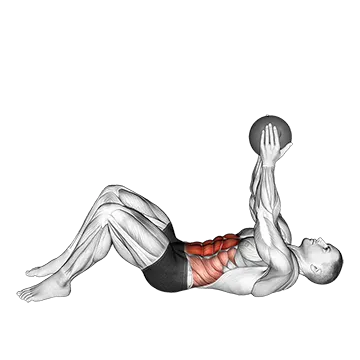 Crunch with Medicine Ball