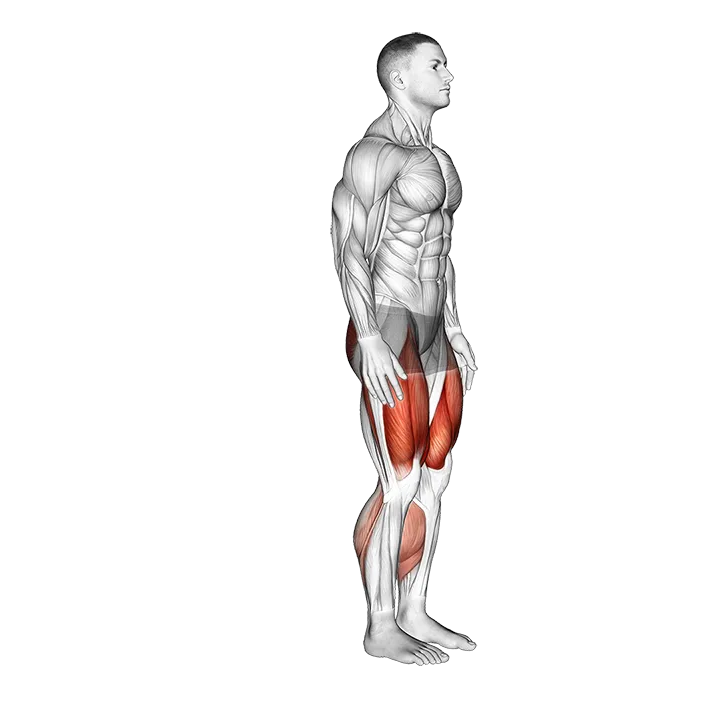 Alternate Sprinter Lunge exercise animation (Male)