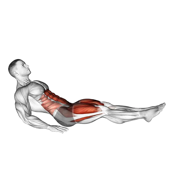 Seated In Out Leg Raise on Floor exercise animation (Male)
