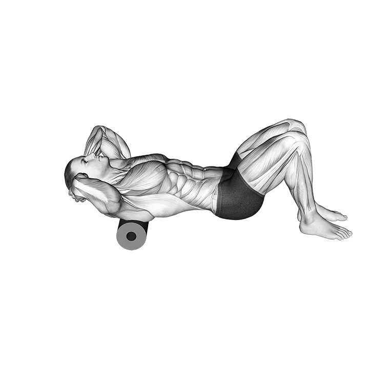 Roll Upper Back exercise animation (Hombre)