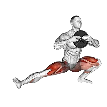 Weighted Cossack Squats