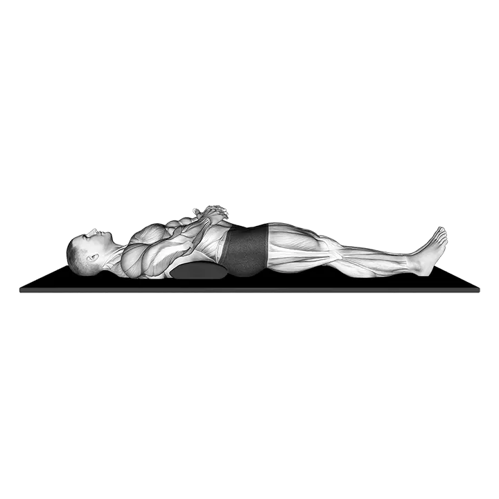 Static Position Lying Back with Pad exercise animation (Male)