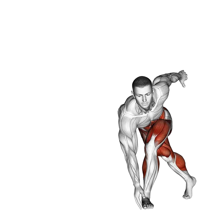 Back And Forth Step exercise animation (Male)