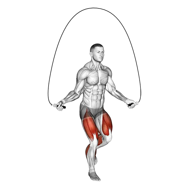 Skip Jump Rope exercise animation (Male)