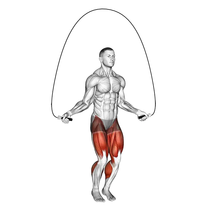 High Jump Rope exercise animation (Male)