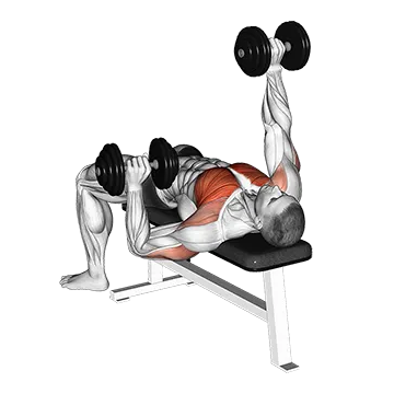 Dumbbell Alternate Bench Press (high start)