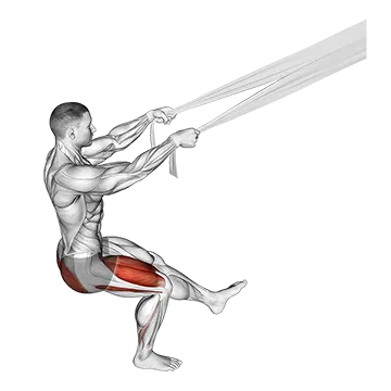 Assisted Pistol Squat with Bed Sheet