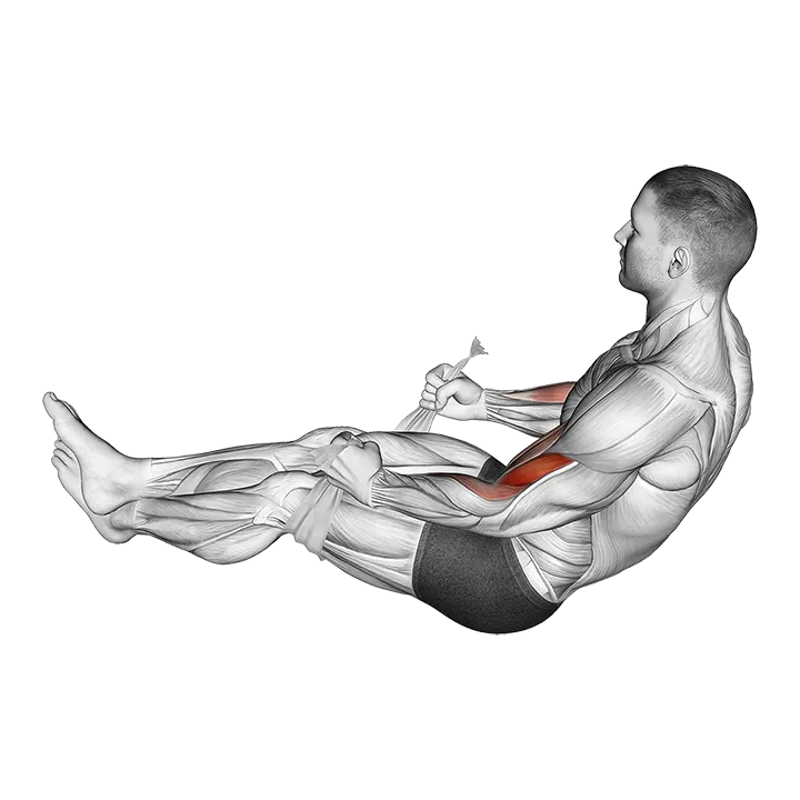 Two Legs Hammer Curl with Towel (VERSION 2) exercise animation (Hombre)