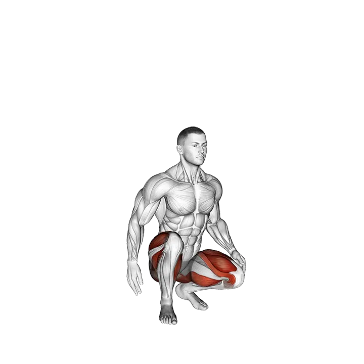 Duck Walk exercise animation (Male)