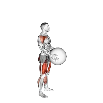 Medicine Ball Squat Jump