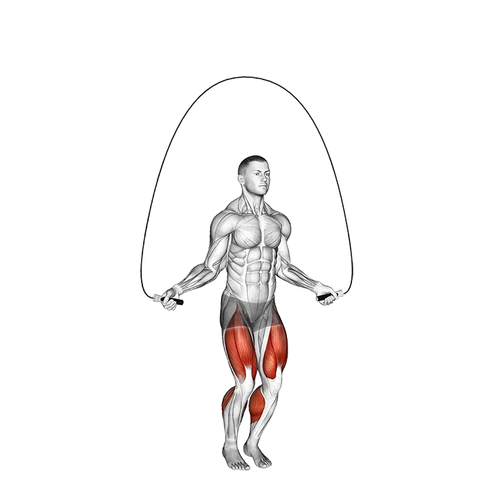 Double Under Jump Rope exercise animation (Male)