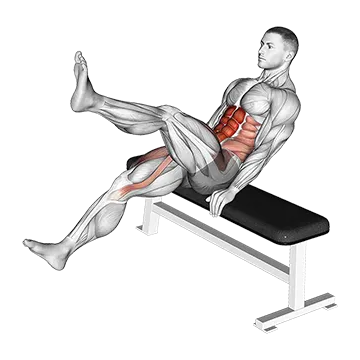 Seated Flutter Kick