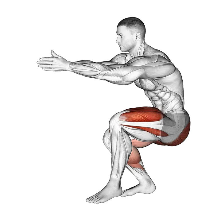 Static Lunge Kick exercise animation (Male)