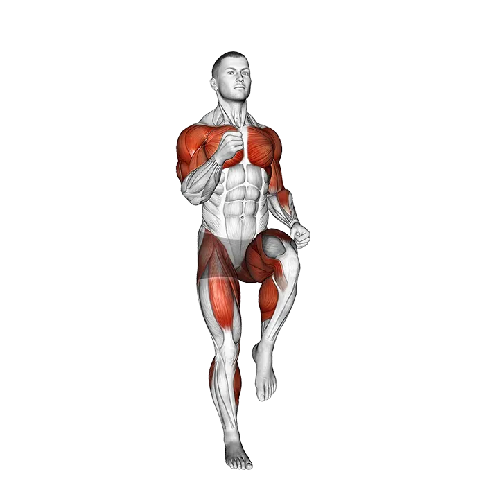 Place Jog exercise animation (Male)