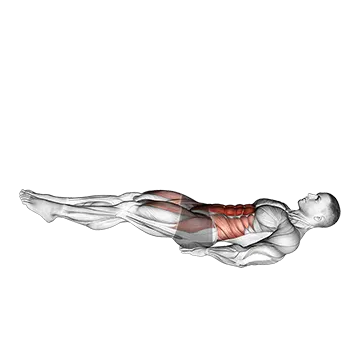 Lying Leg Hip Raise on Floor (VERSION 2)