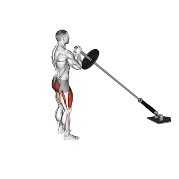 Landmine Rear Lunge (VERSION 2)