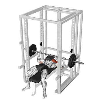 Barbell Bench Press with 2 board
