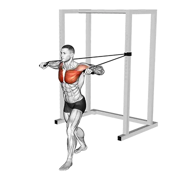 Band Standing Alternate Chest Press