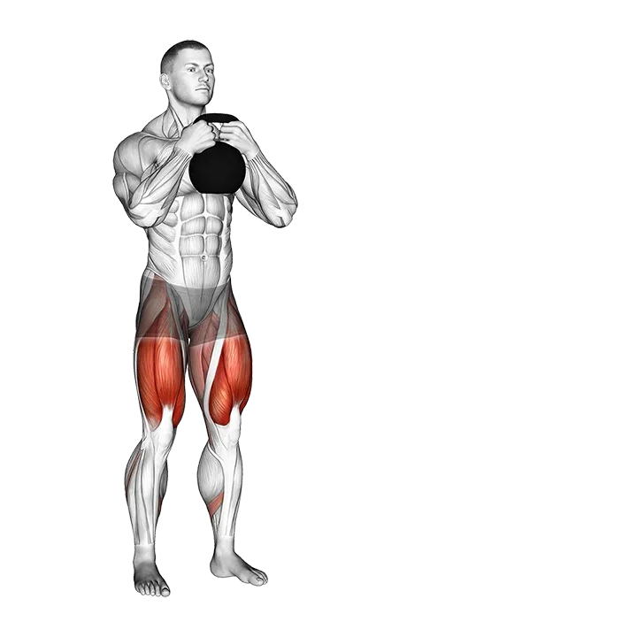 Kettlebell Side Lunge exercise animation (Male)