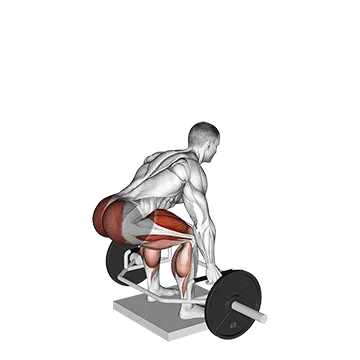 Trap Bar Deadlift from Deficit