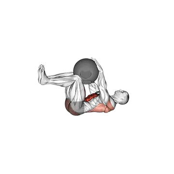 Dead Bug with Medicine Ball