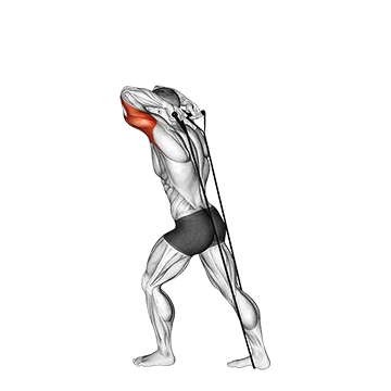 Band Overhead Triceps Extension (VERSION 2)