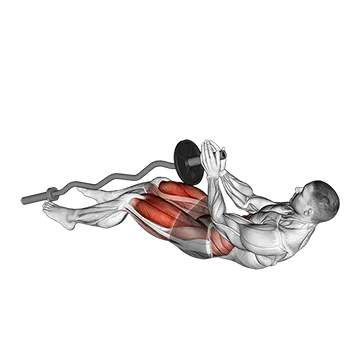 EZ-Bar Legs Side Pull-In Sit-up