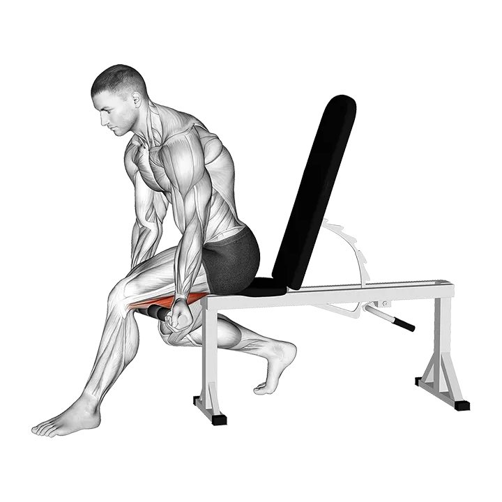 Tiger Tail Hamstring exercise animation (Male)