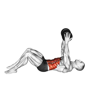 Dumbbell Straight Arm Twisting Sit-up