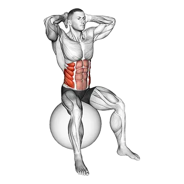 Spinal Stretch (on stability ball)