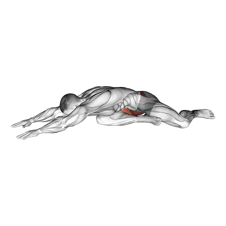 Animal Resting Yoga Pose exercise animation (Male)